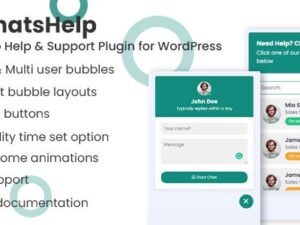 WhatsApp Chat Help WordPress 3.3.0