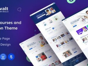 Eduvalt – Online Courses & Education WordPress Theme + RTL 2.0.9