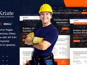 Kriate – Industrial Construction Multipurpose WordPress Theme 1.2.8