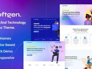 Softgen – Software & Technology WordPress Theme 1.0.6